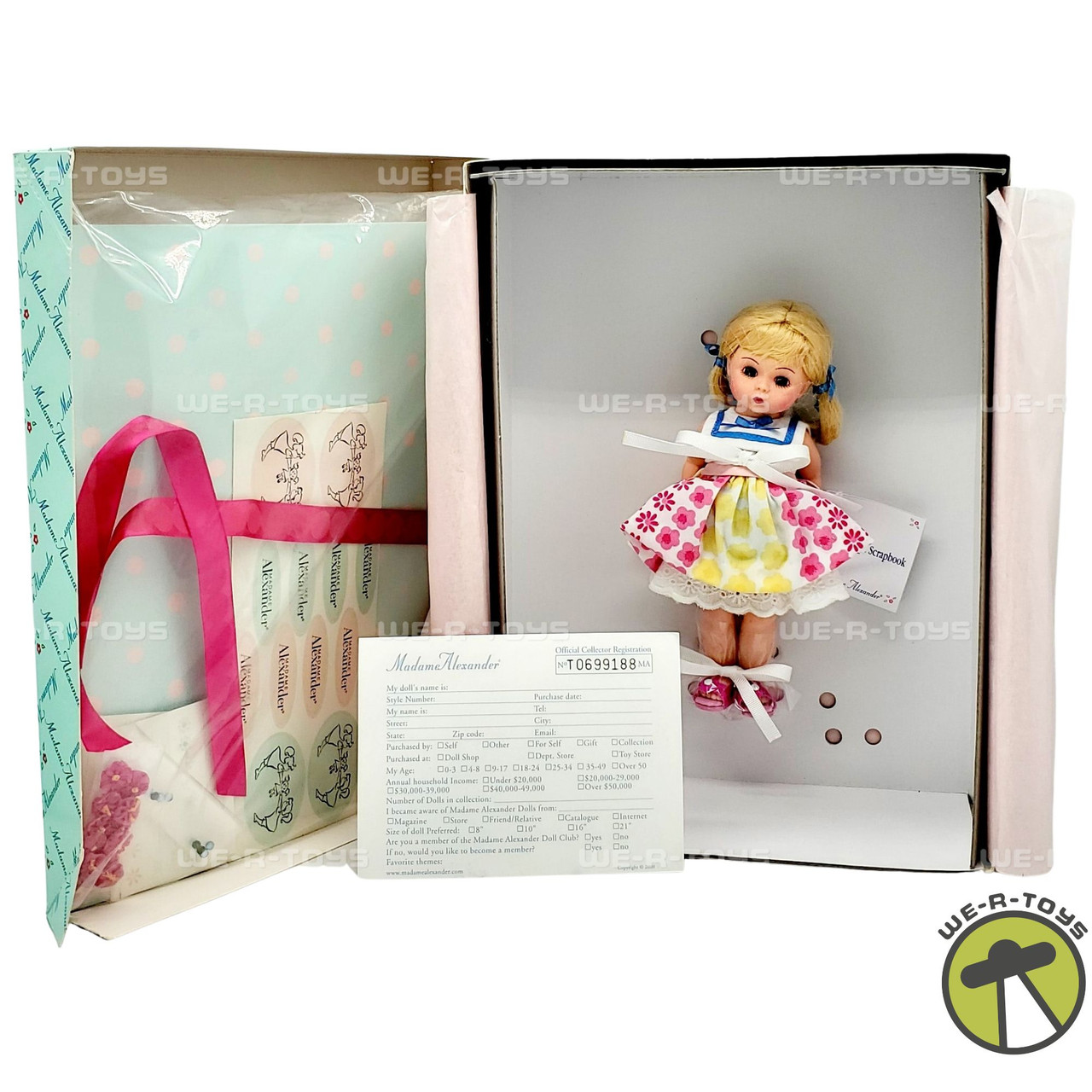 Madame Alexander Wendy's First Scrapbook Doll No. 46020 NEW - We-R