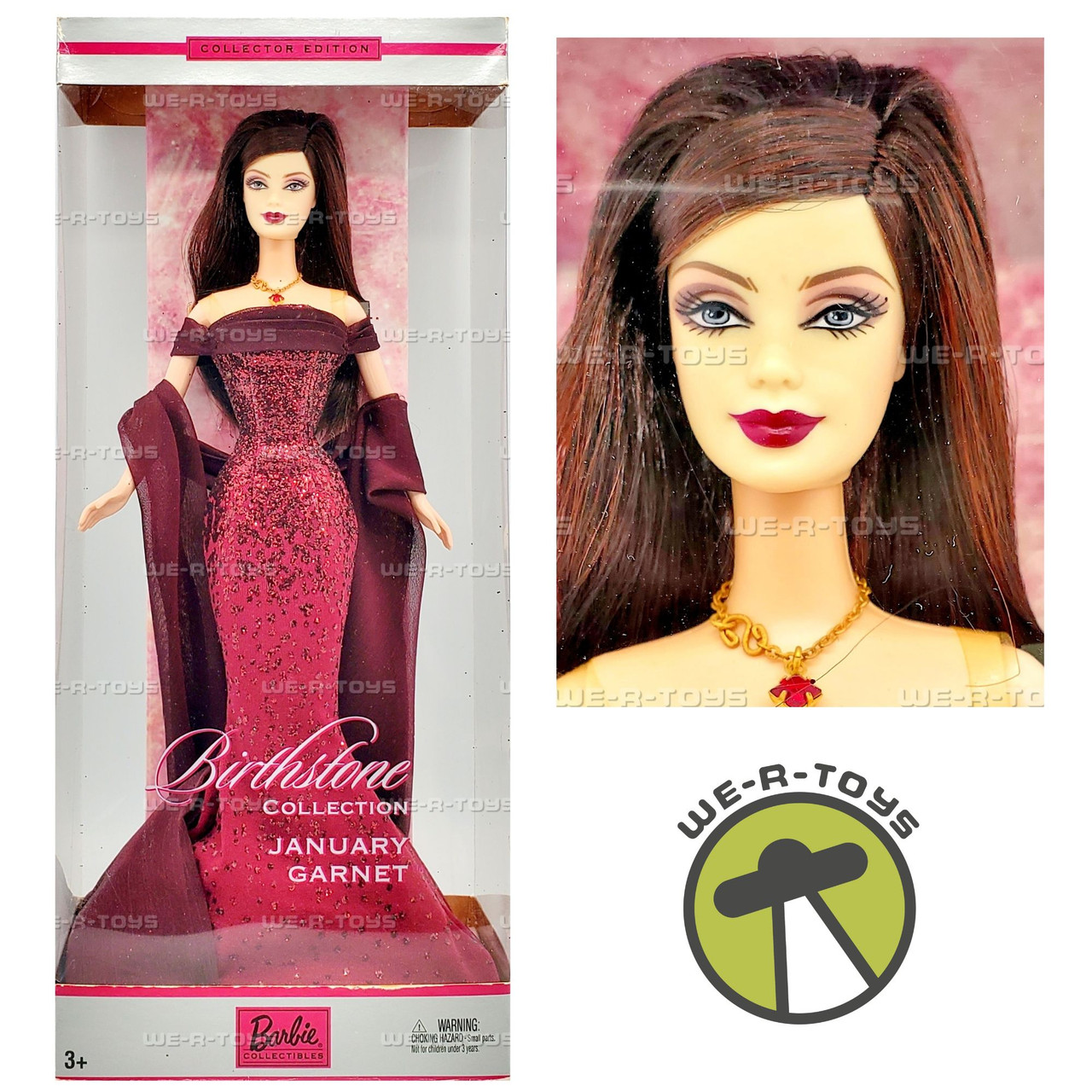 January Garnet Barbie The Birthstone Collection