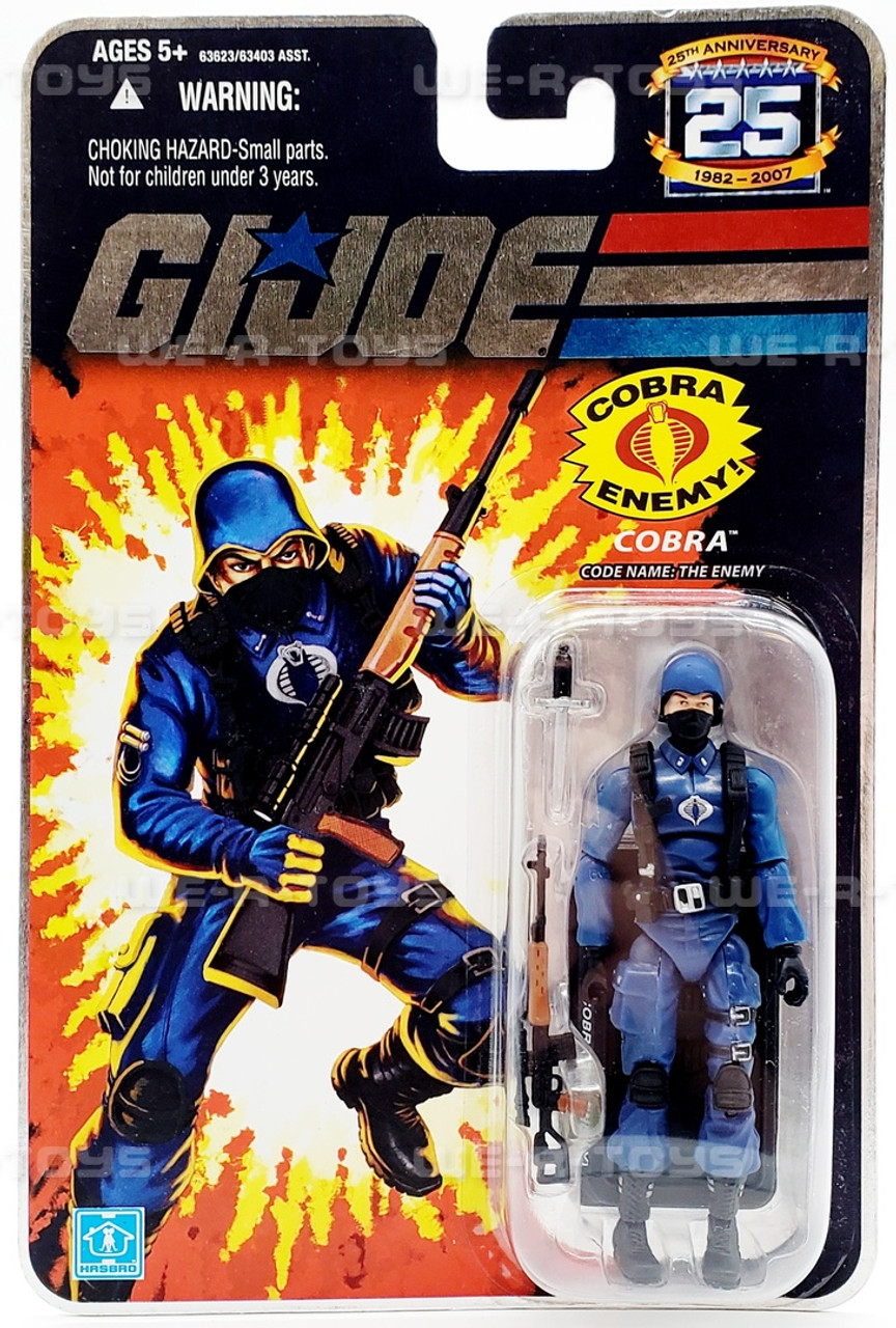 2007 G.I. Joe 25th Anniversary The Enemy Cobra Trooper 3.75