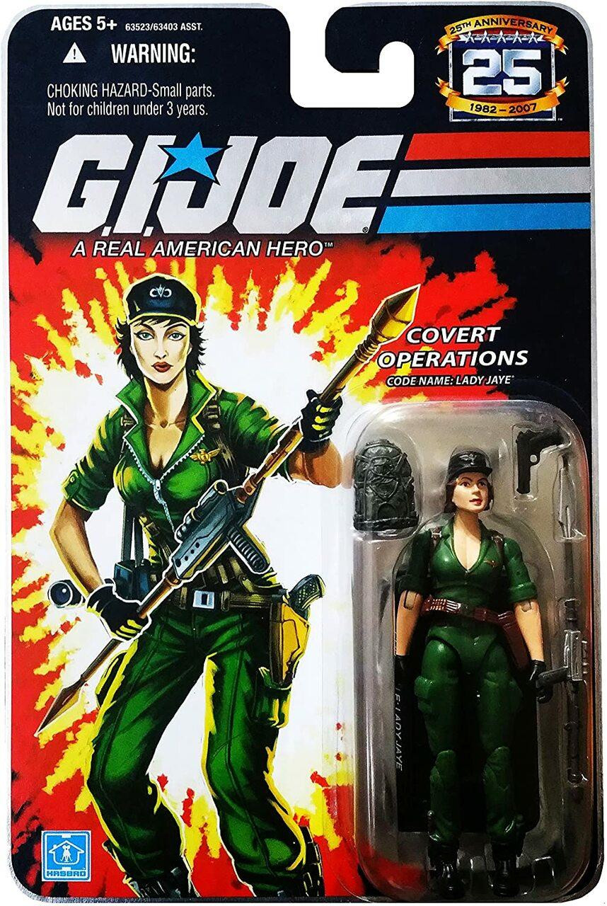 2007 G.I. Joe 25th Anniversary Covert Operations Lady Jaye 3.75