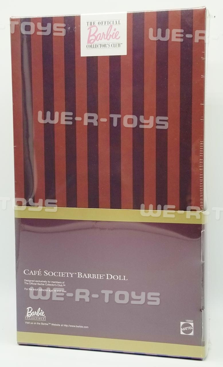 Cafe Society Barbie Members Choice 2nd Edition Collector's Club