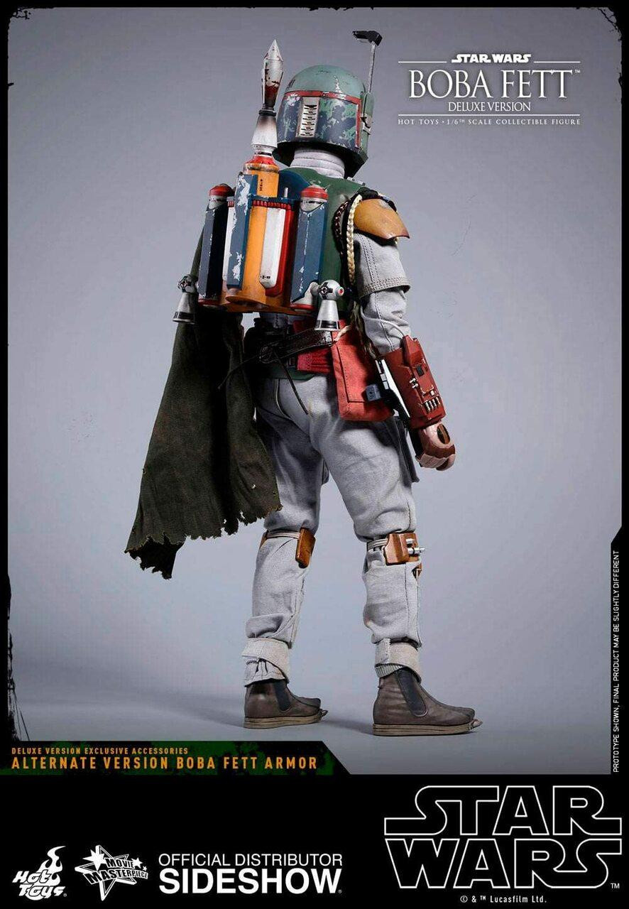 Star Wars Boba Fett Hot Toys MMS464 Deluxe 1/6th Scale Collectible