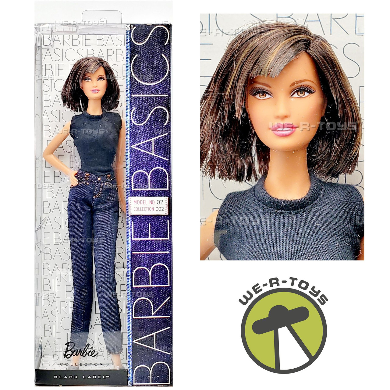 Barbie Basics Doll Model No. 02 Collection 002 Black Label
