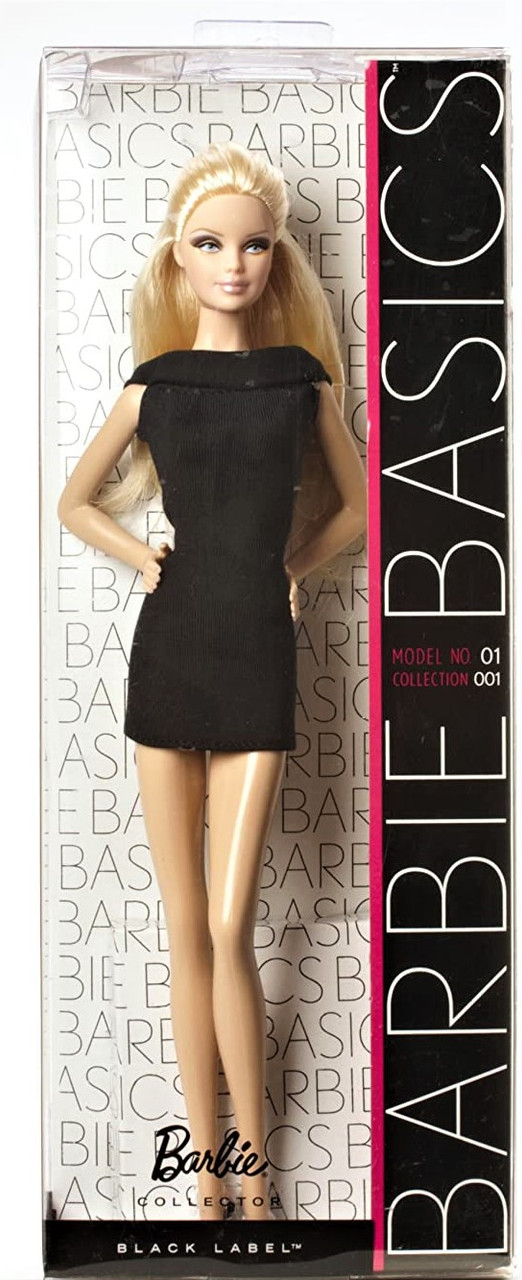 Barbie Basics Doll Model No. 01 Collection 001 Black Label 2009 Mattel R9913