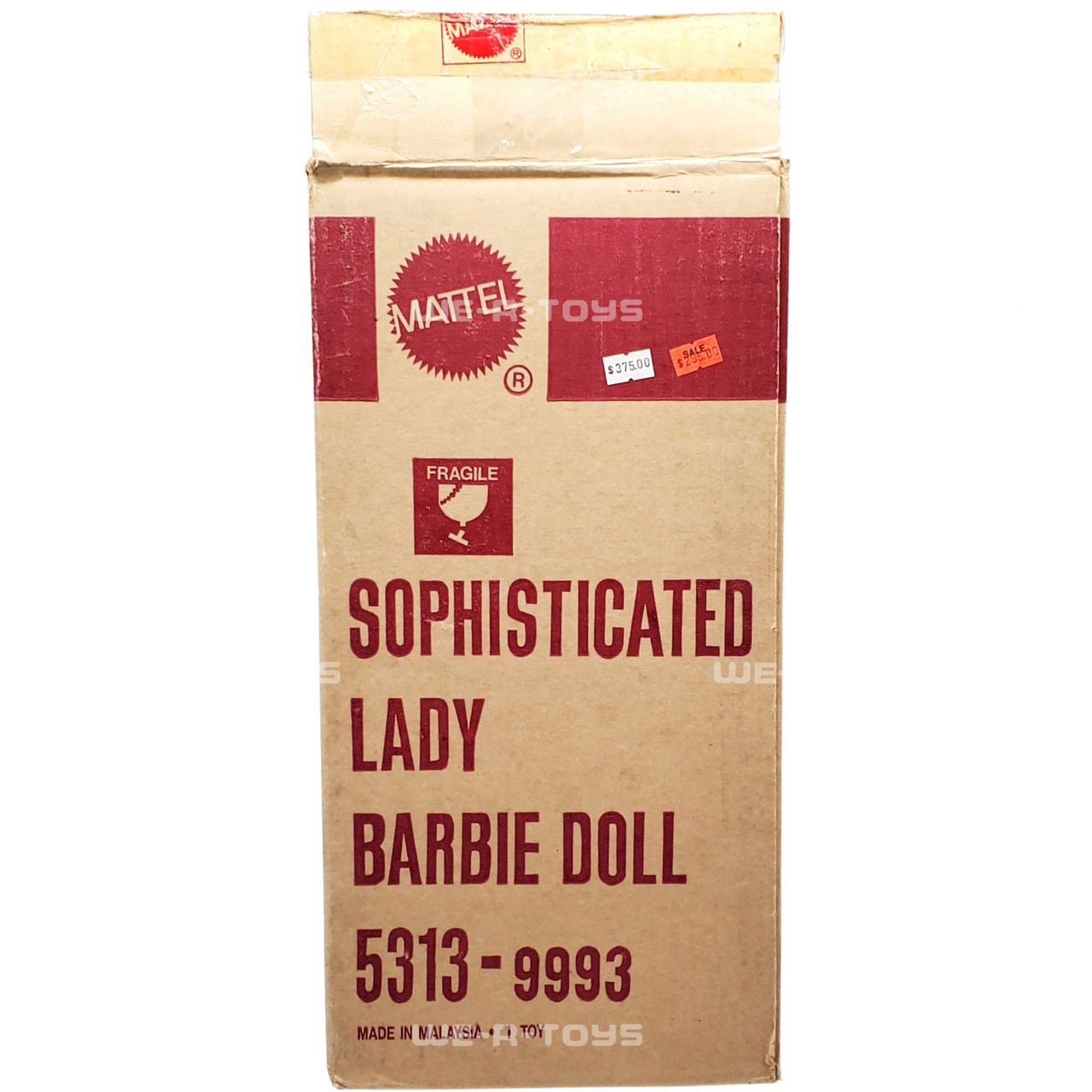 1990 Sophisticated Lady Barbie Reproduction 1965 Porcelain Doll Mattel