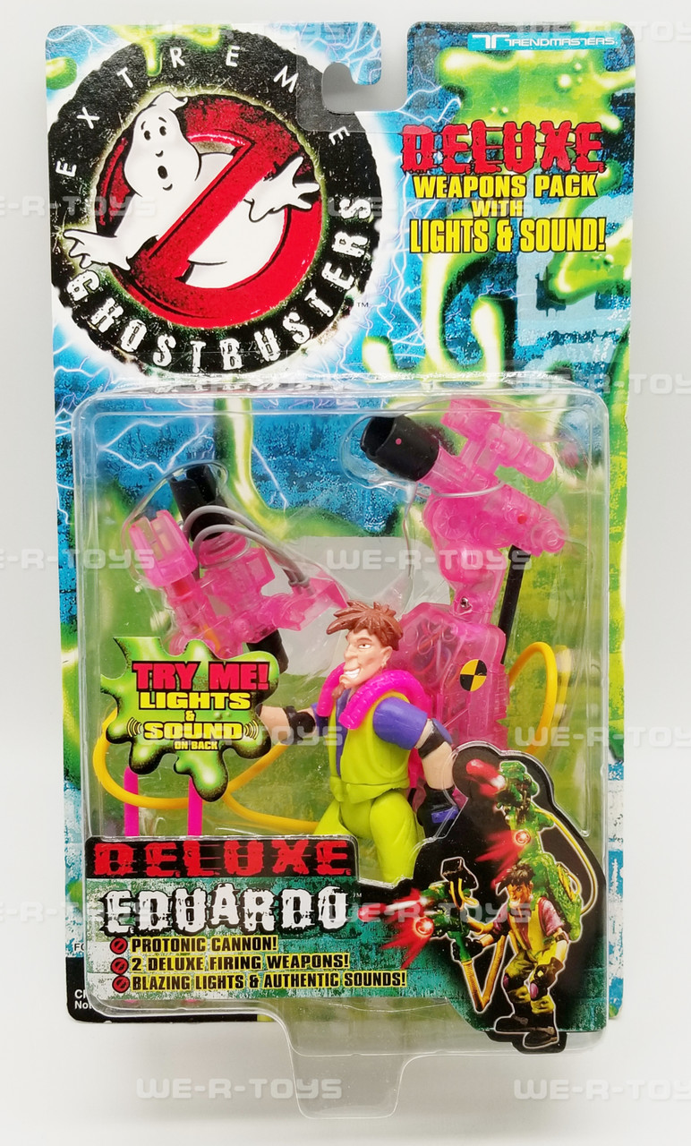 Extreme Ghostbusters Deluxe Eduardo Action Figure RARE Pink