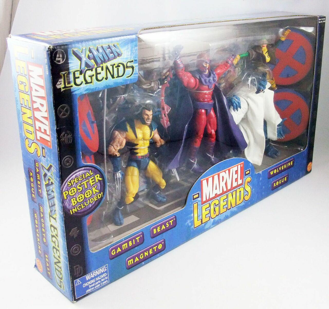 2003 Marvel Legends X-Men Legends Gift Set 5 Action Figures Toy