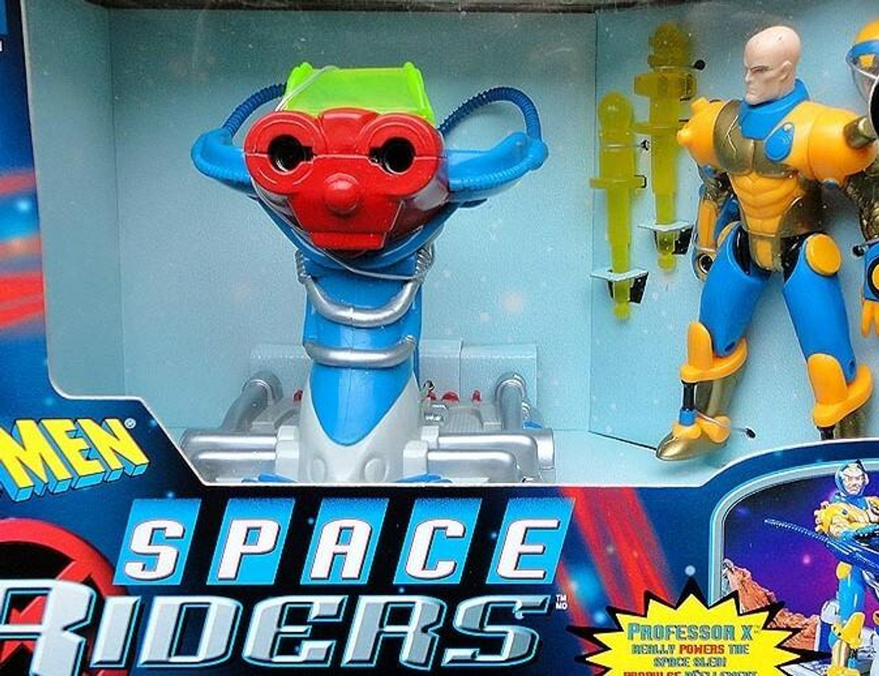 1997 X-Men Space Riders Professor X Action Figure & Light-Up