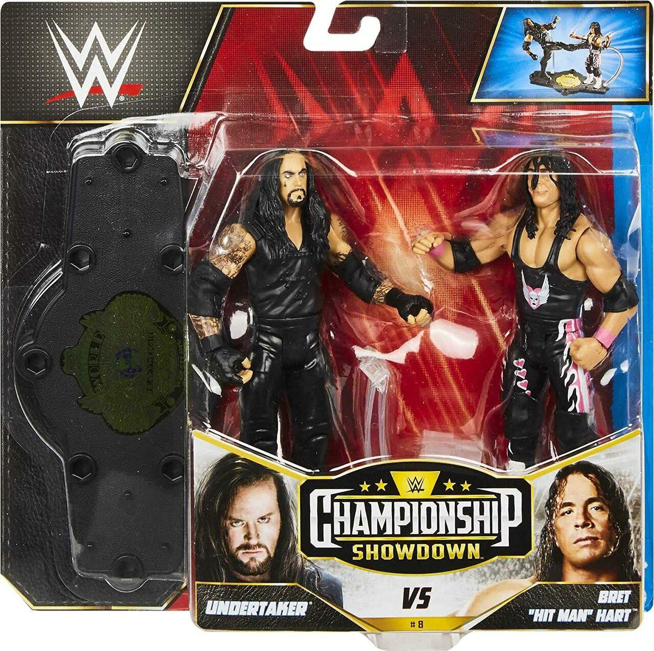 WWE Championship Showdown Series 8 Bret Hart vs Undertaker Action