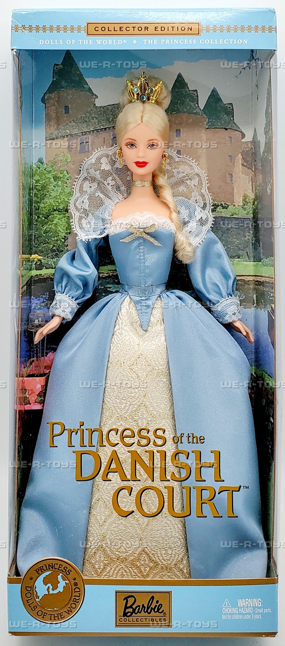 Dolls of the World Princess of the Danish Court Barbie Doll 2002