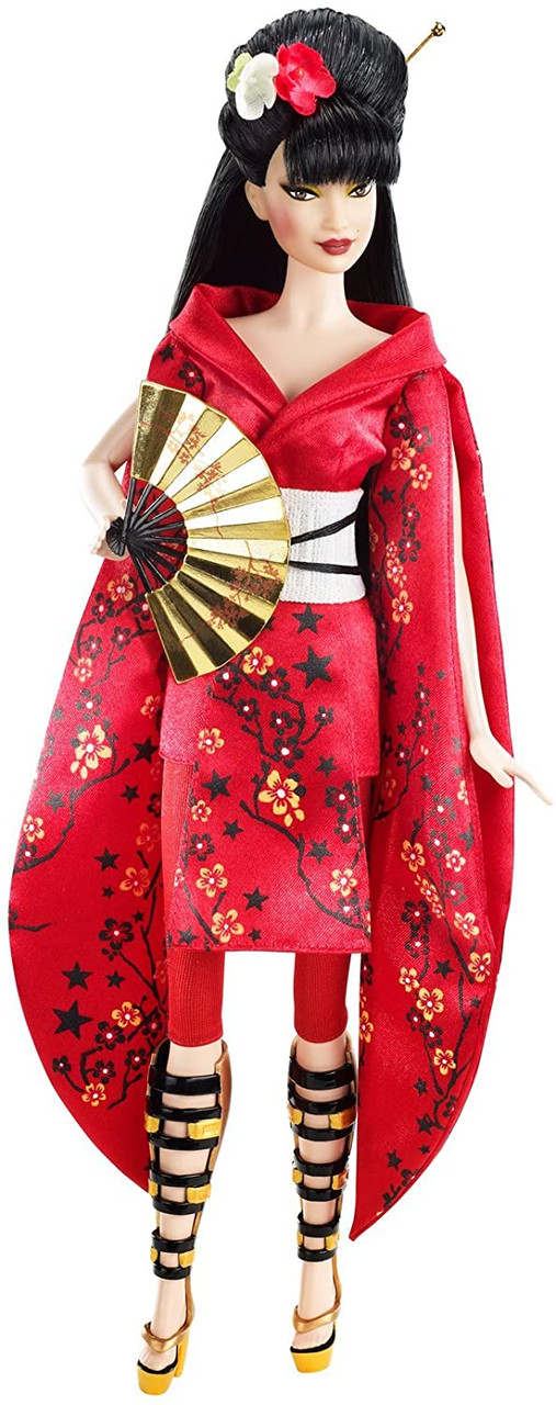 Dolls of the World Japan Barbie Pink Label 2010 Mattel V5004