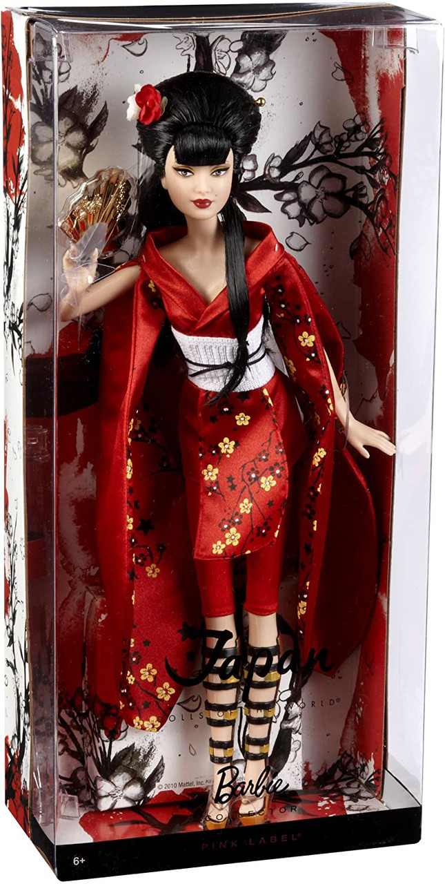 Dolls of the World Japan Barbie Pink Label 2010 Mattel V5004