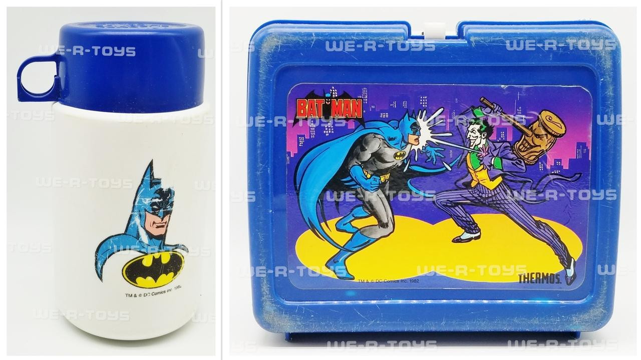 Batman The Animated Series - Kid-size lunch bag with thermos bottle - DC  Comics 2000