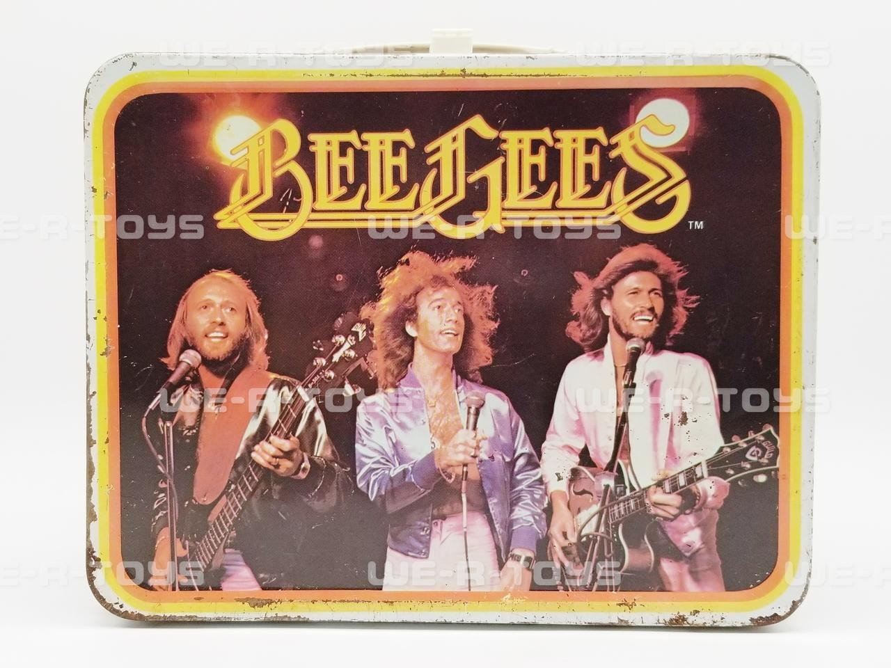 Bee-Gees Tin Metal Lunchbox and Thermos Cup 1978 Image Factory