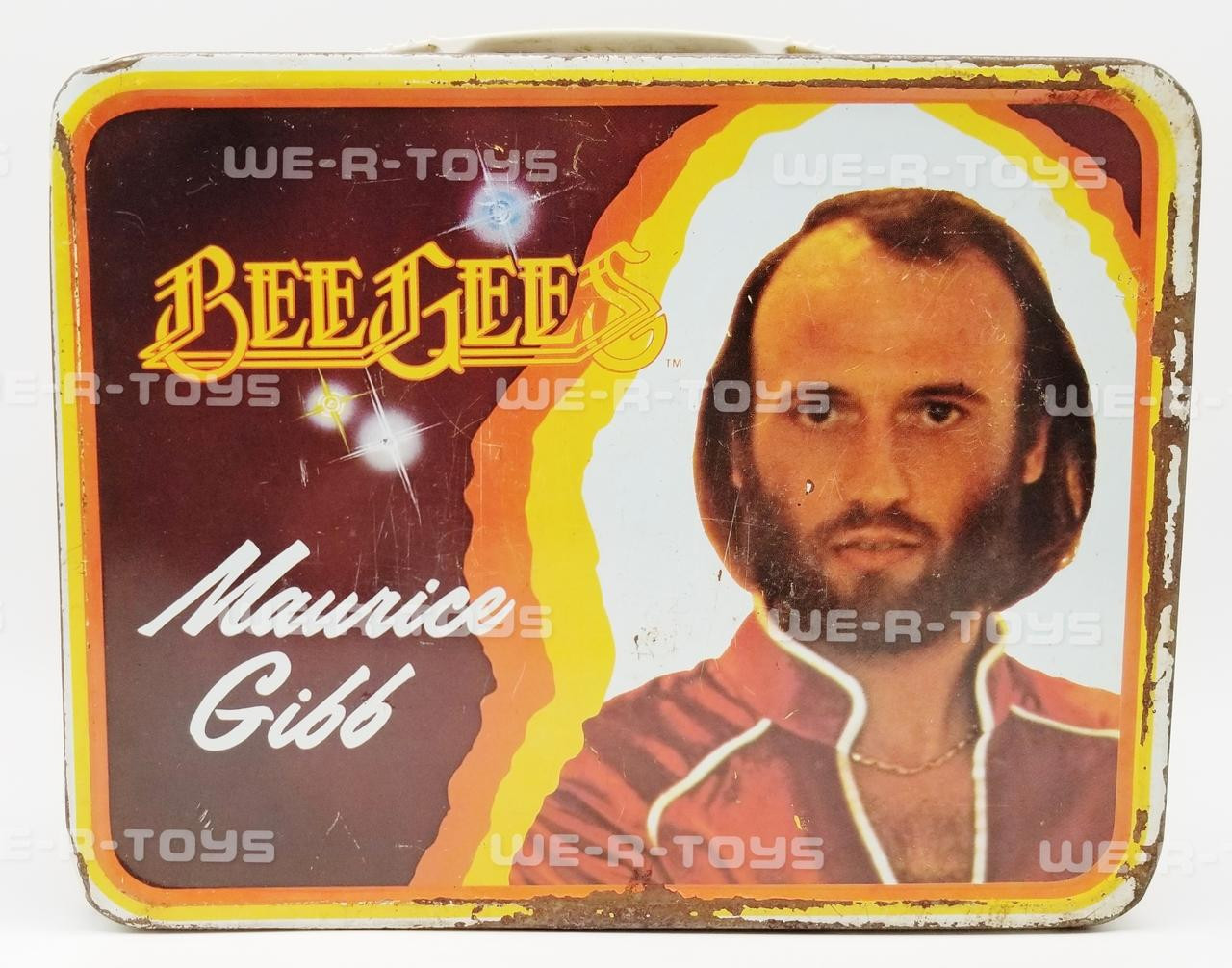 Bee-Gees Tin Metal Lunchbox and Thermos Cup 1978 Image Factory