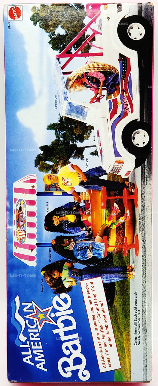 All American Barbie Kira Doll Reebok 1990 Mattel No. 9427