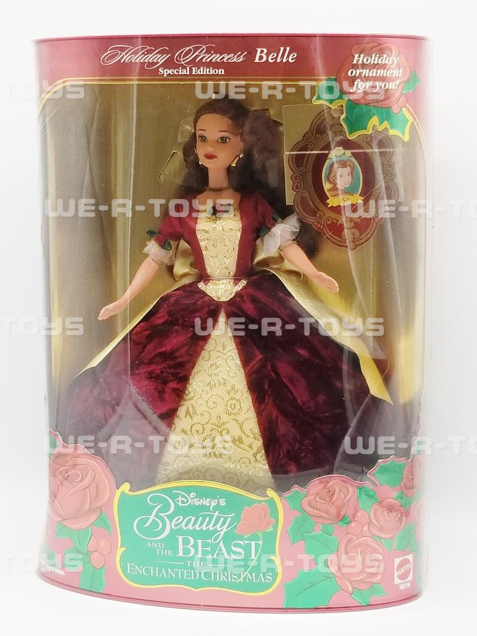 belle christmas barbie