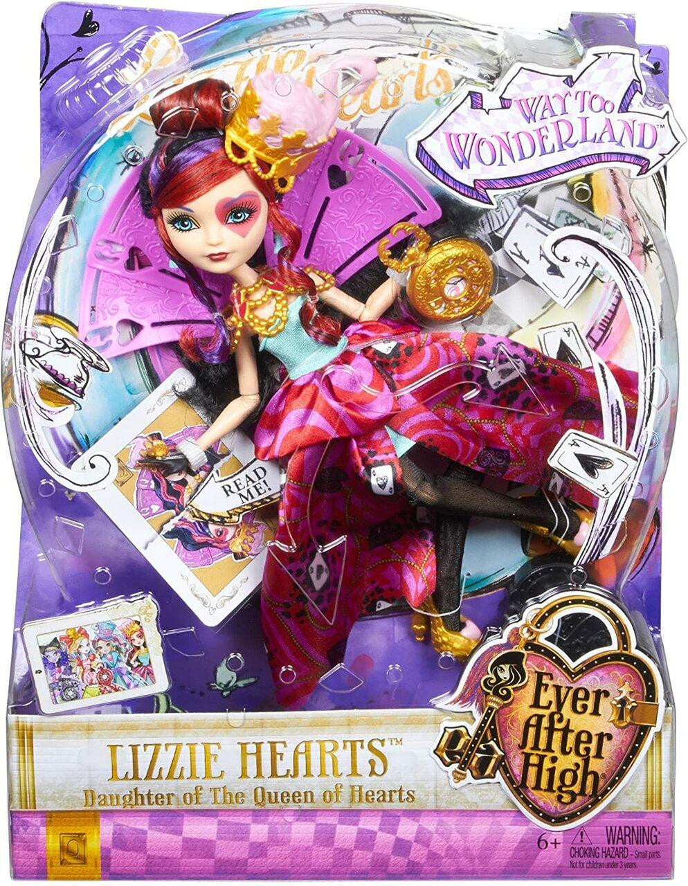 Ever After High Lizzie Hearts  Ever after high, Ever after dolls, Monster  high dolls