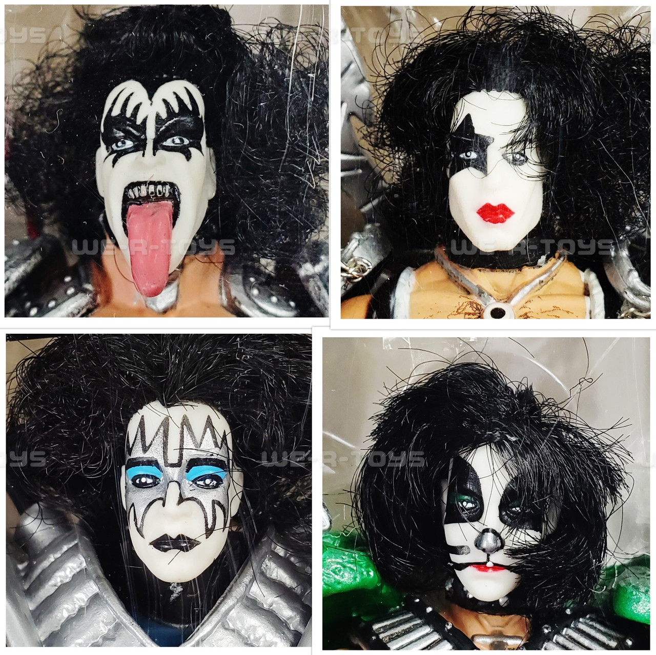 KISS Full Band Set of 4 Gold Record Variant Gene Simmons