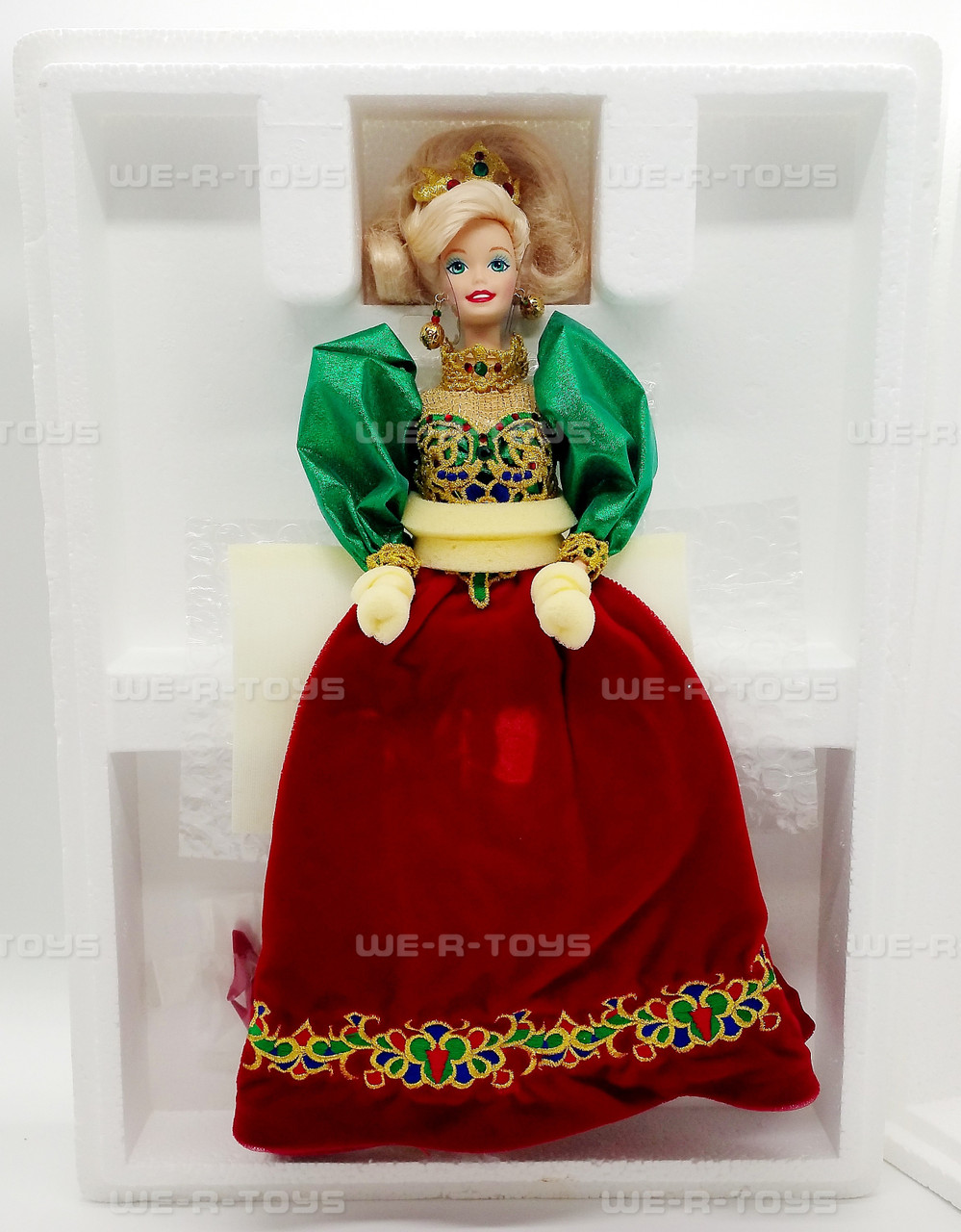 Holiday Jewel Barbie Porcelain Doll 1995 Mattel #14311 - We-R-Toys