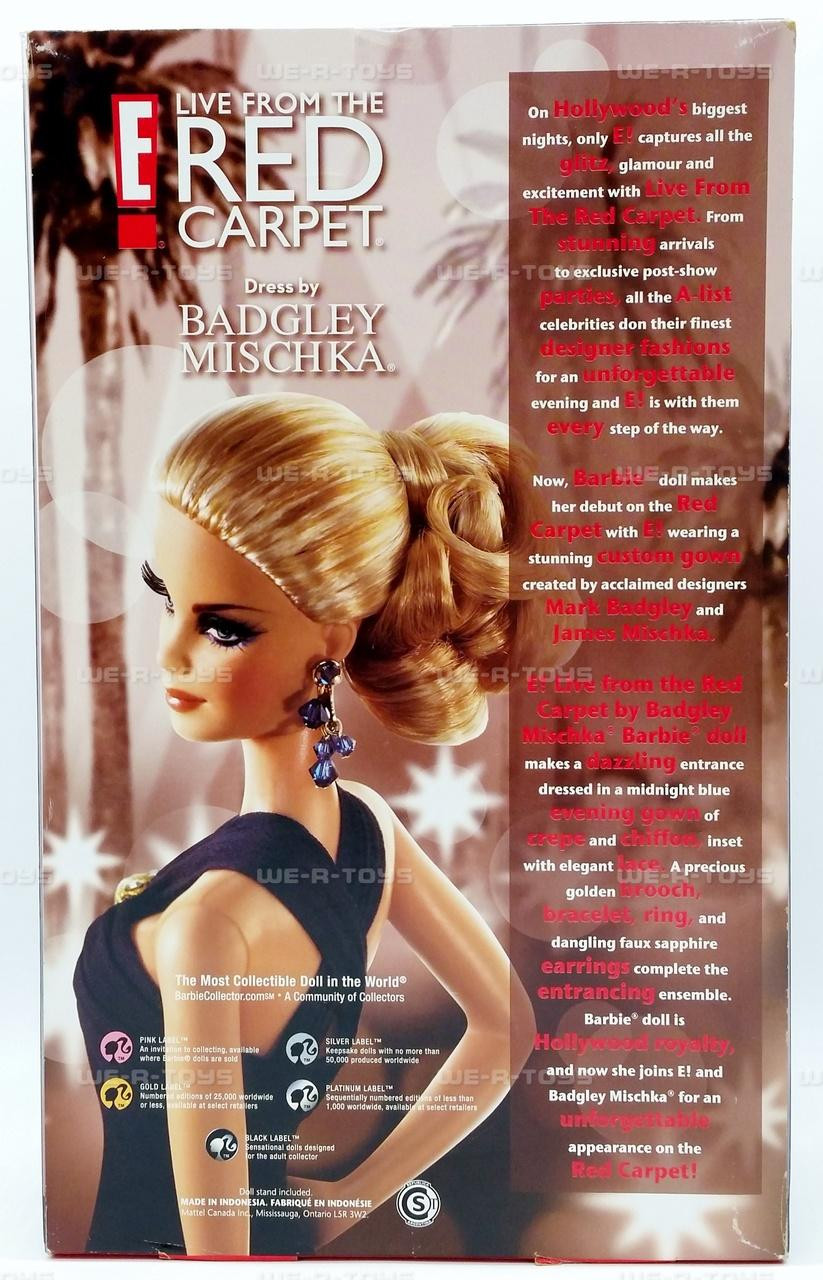 E! Live from the Red Carpet Badgley Mischka Barbie L9593 2007 Mattel NRFB