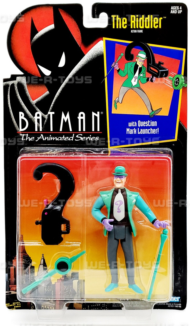 Batman the Animated Series The Riddler Action Figure 1992 Kenner 64700 ...