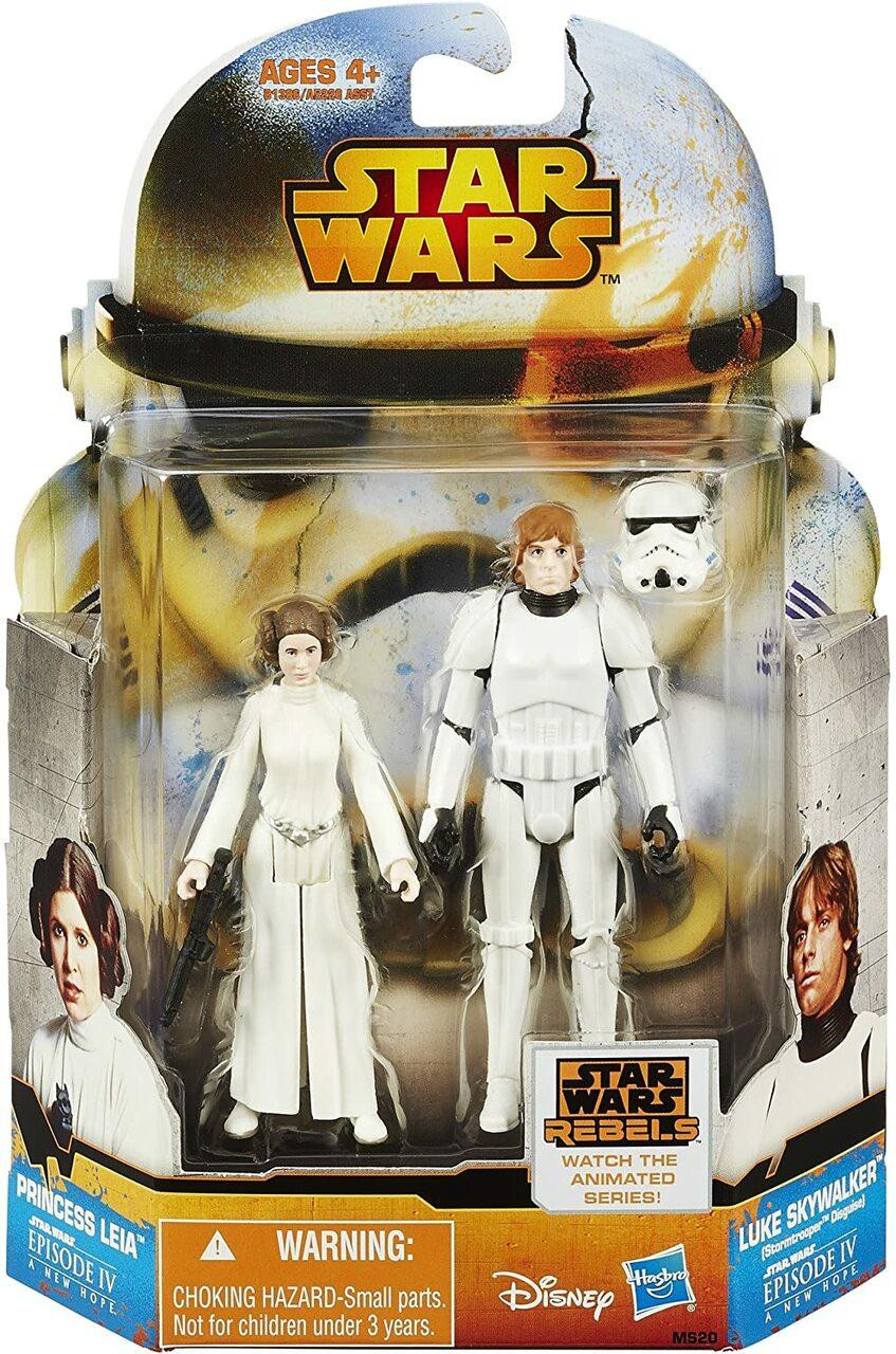 Star Wars Mission Series MS20 Luke Skywalker Princess Leia