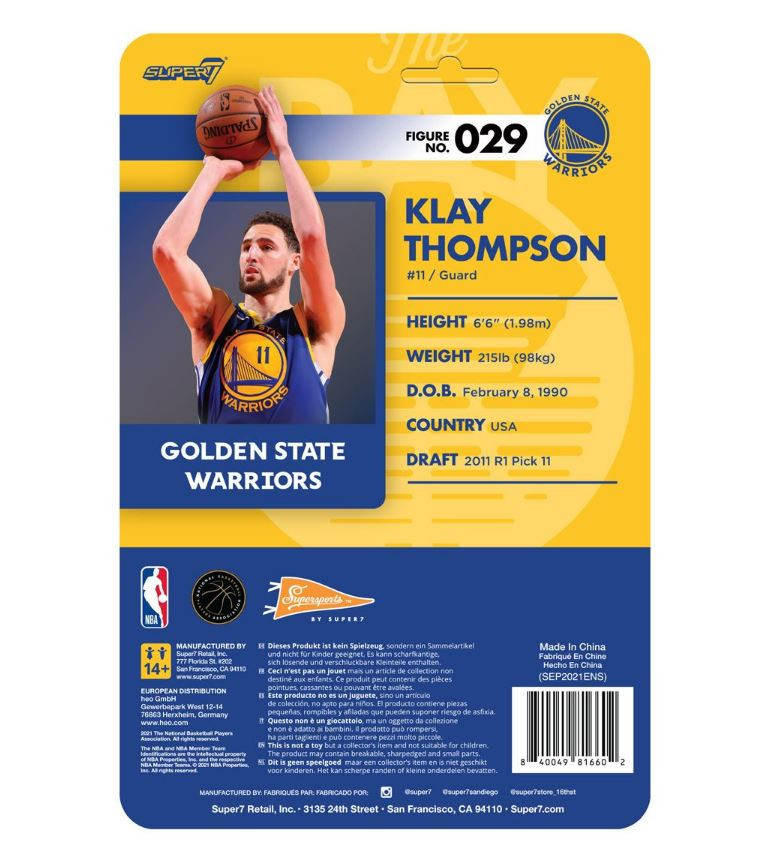 Basketball Superstars Klay Thompson 3.75