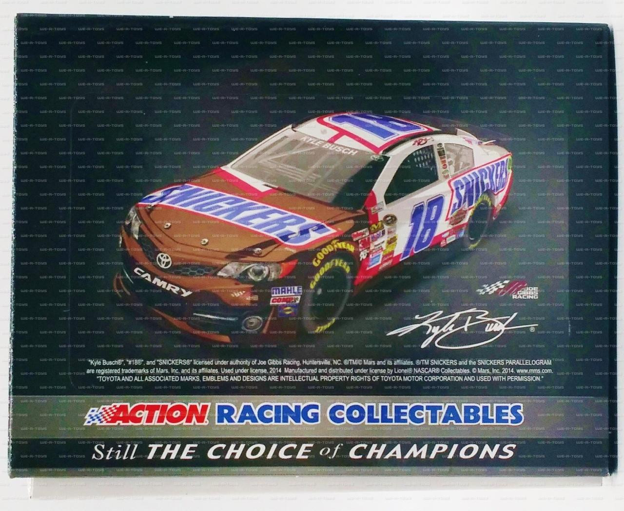 NASCAR Kyle Busch 18 Snickers 2014 Camry Vehicle Lionel Racing