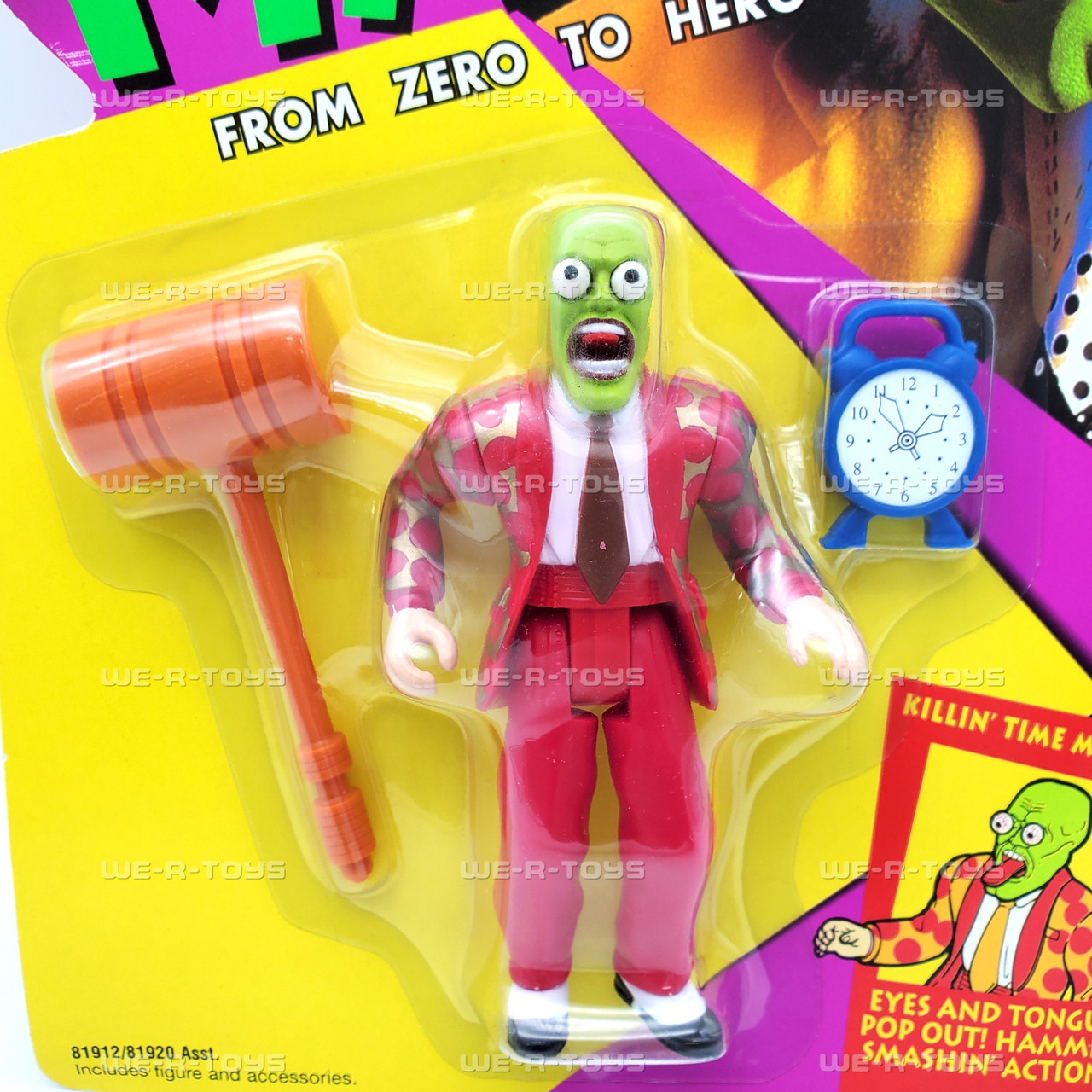 The Mask Zero to Hero Killin Time Mask Action Figure 1995 Kenner