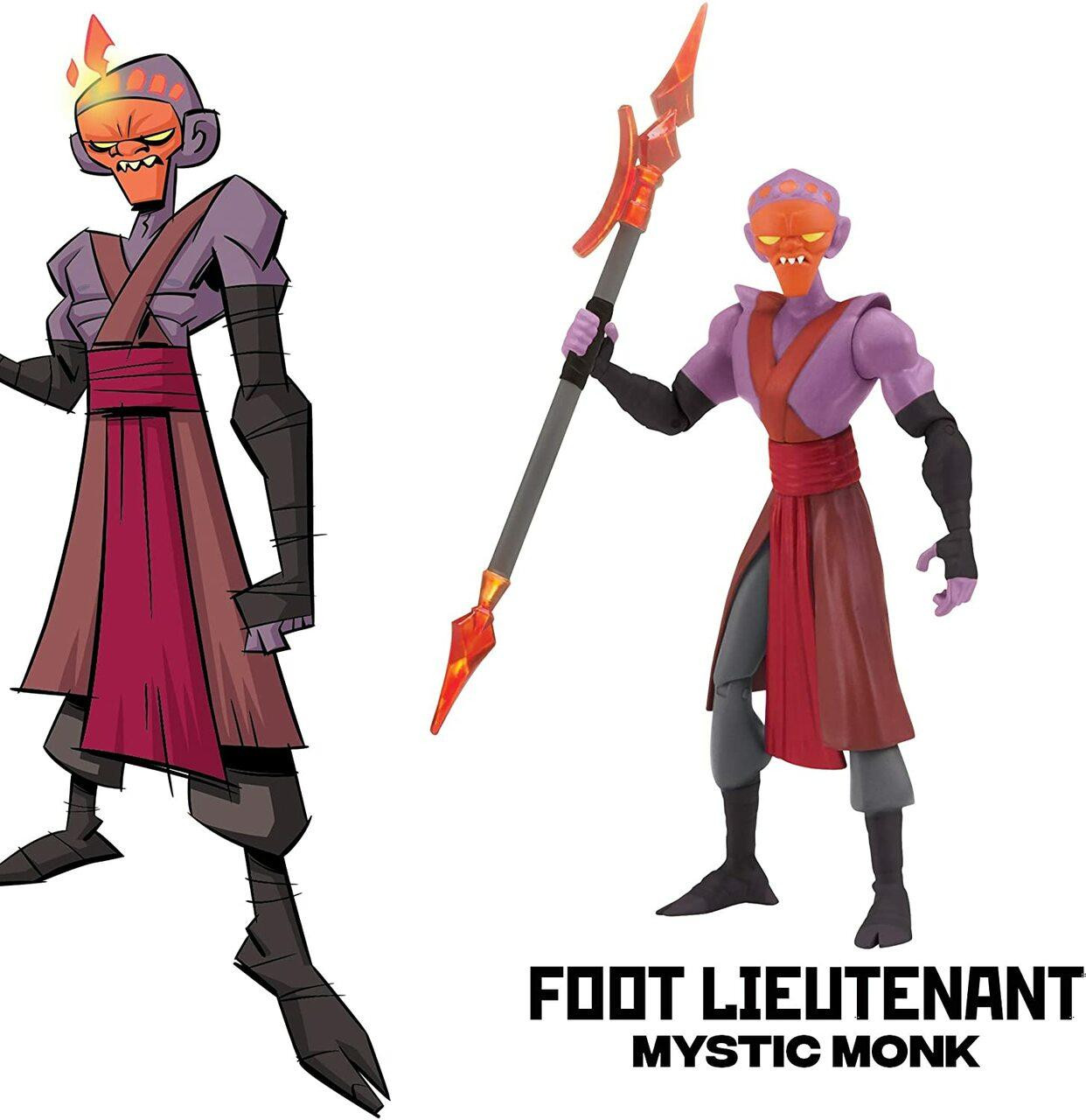 Rise of the TMNT Foot Lieutenant Action Figure Mystic Monk