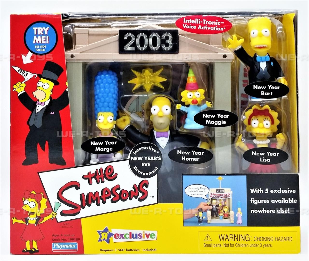 the simpsons action figures playsets