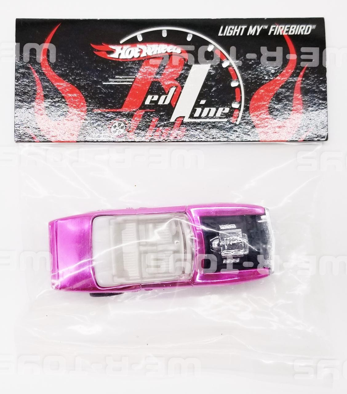 Hot Wheels Red Line Club Light My Firebird Pink Race Car2010