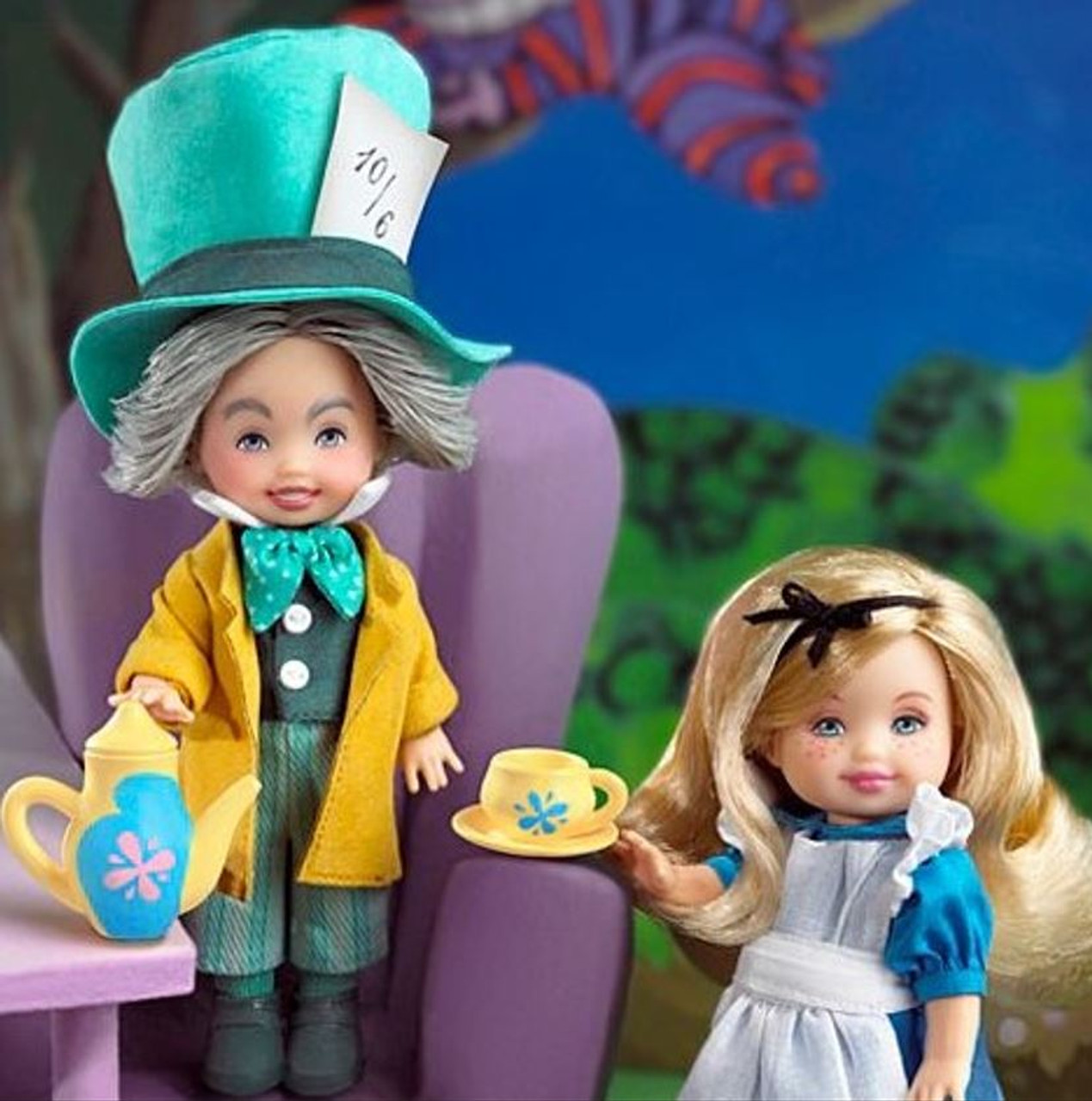 Barbie Kelly and Tommy as Alice and the Mad Hatter Mattel #57577 2002