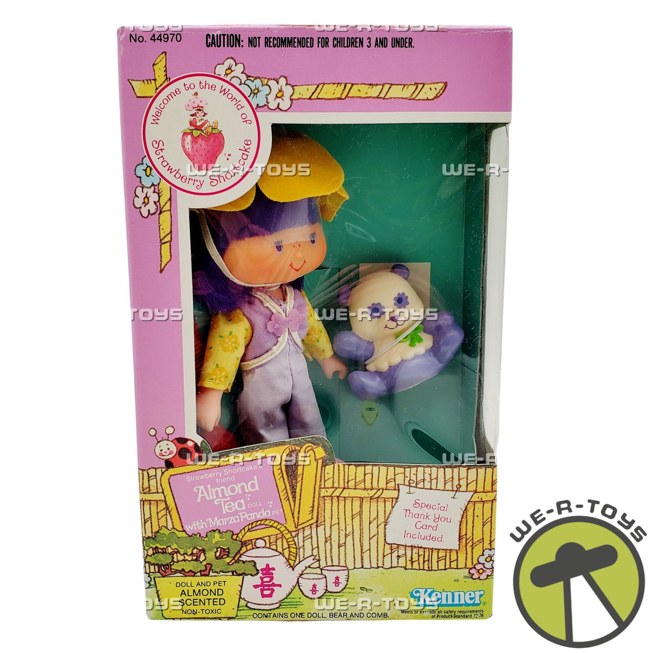 Strawberry Shortcake Almond Tea Doll with Marza Panda Pet 1982
