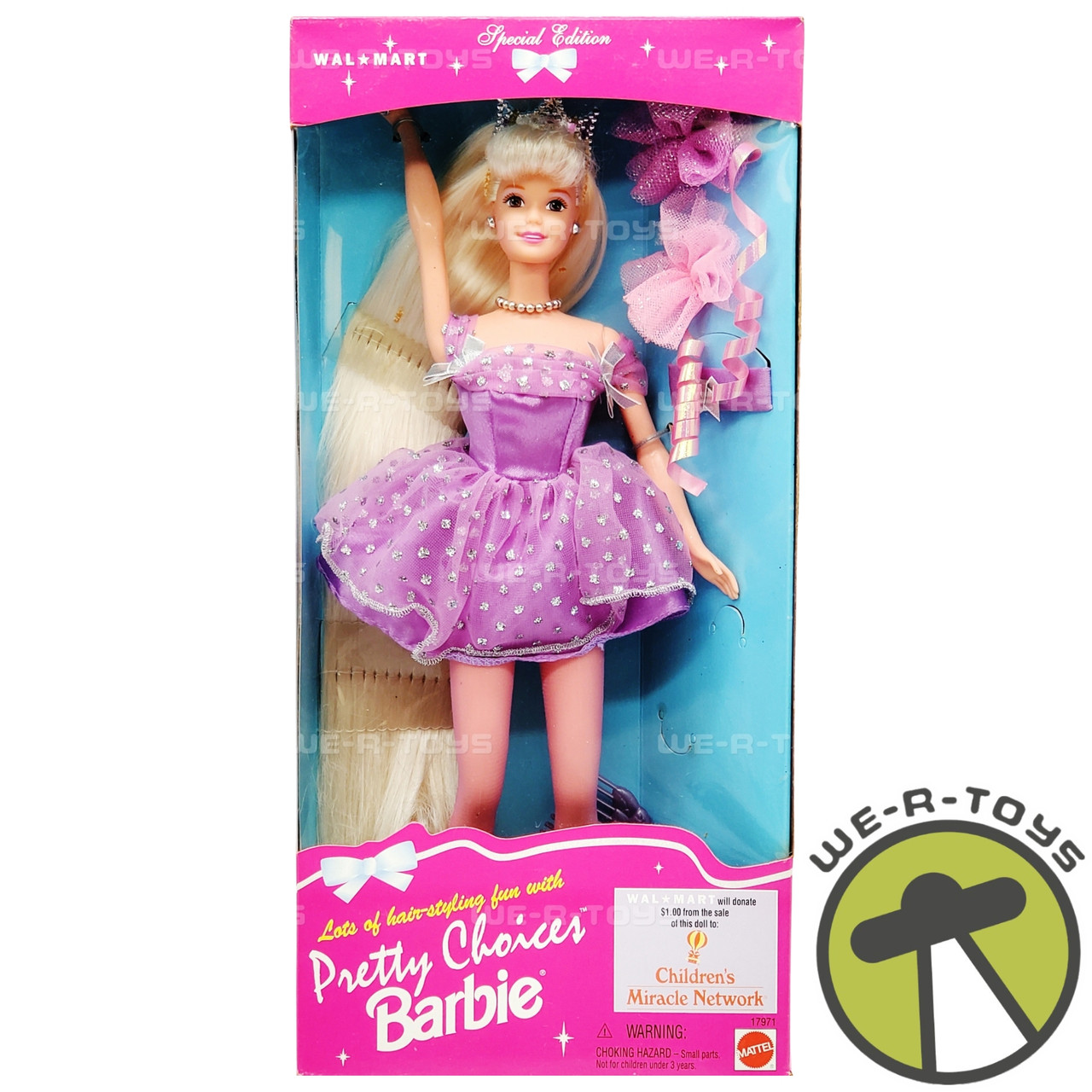 Pretty Choices Barbie Doll Children's Miracle Network 1996 Mattel