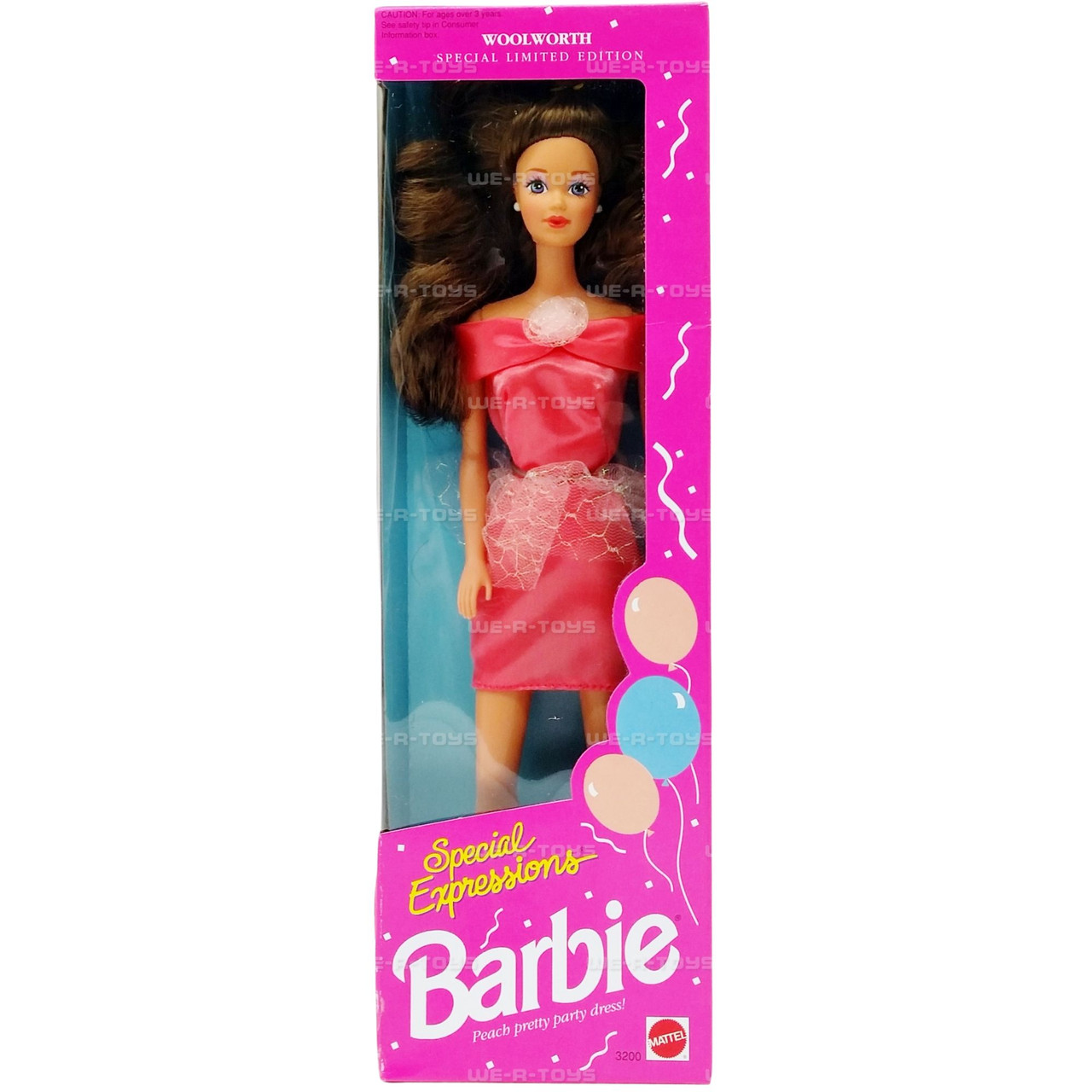 Special Expressions Barbie Woolworth Limited Edition Rare Brunette