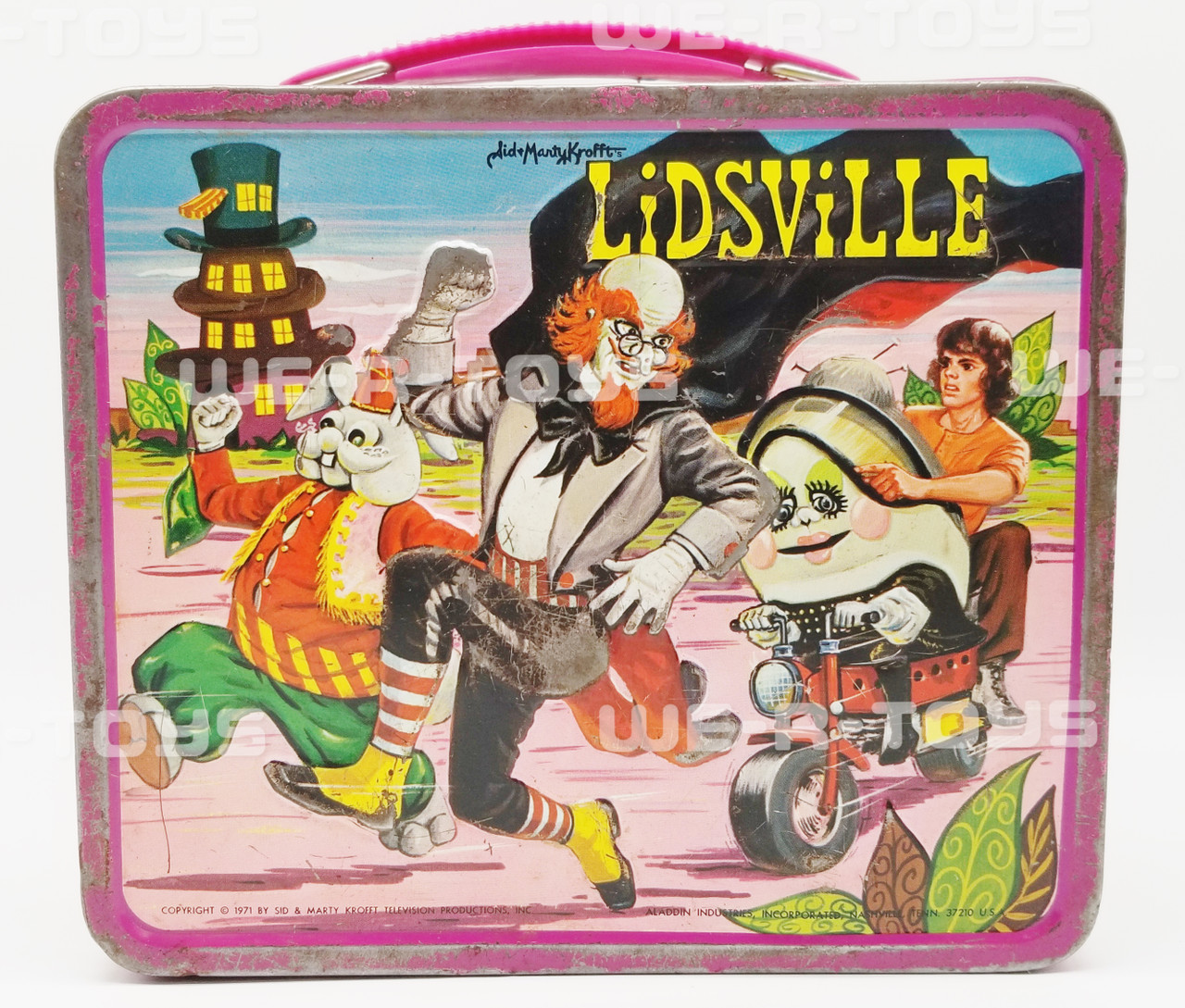 LiDSViLLE ブリキランチボックス 1971 **超レア** LiDSViLLE ブリキランチボックス 1971 **超レア** Lidsville