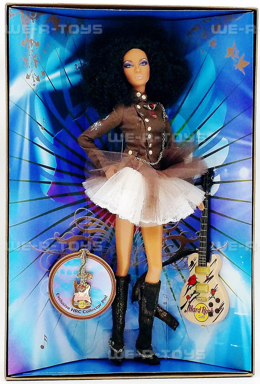 Hard Rock Cafe compatible to Barbie Doll Gold Label Collector Pin