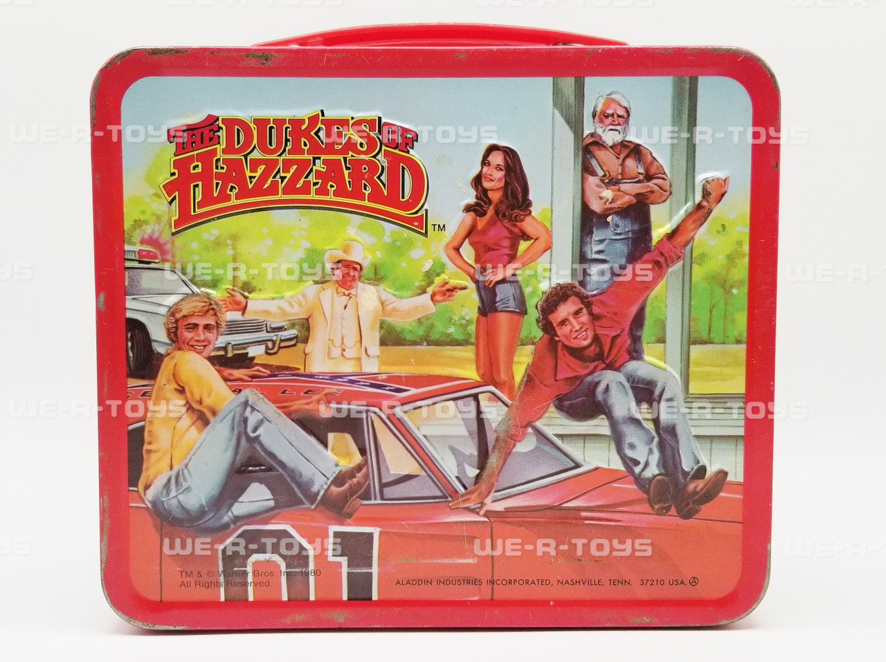 The Dukes of Hazzard Lunchbox & Thermos 1980 Aladdin WB USED - We