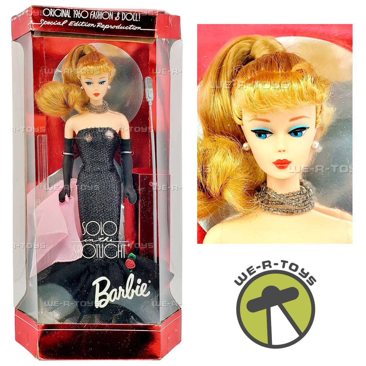Solo in the Spotlight Blonde Barbie Doll Reproduction 1994