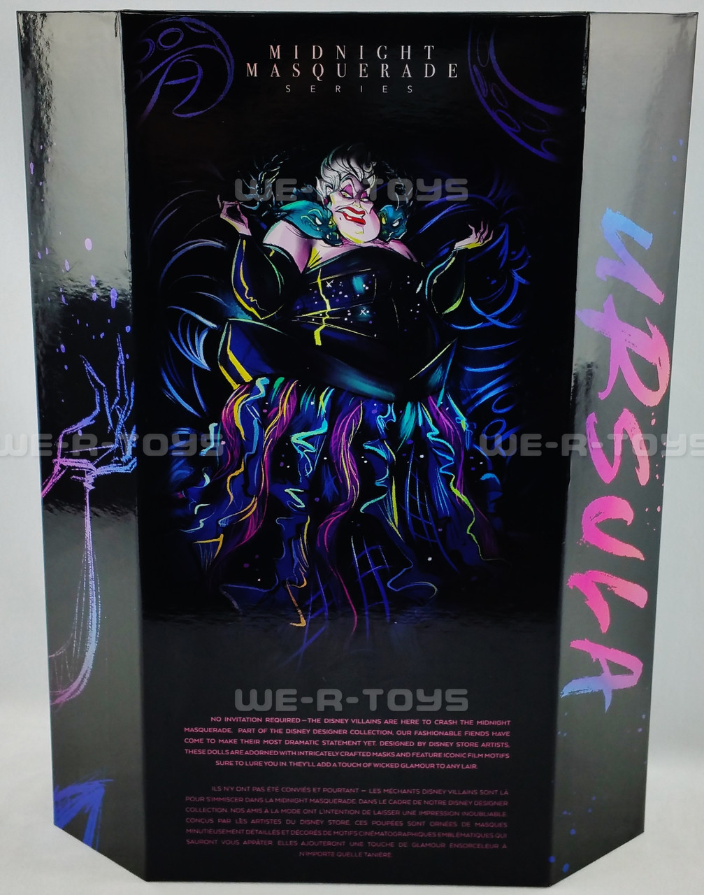 Ursula Midnight Masquerade Disney Designer Doll LIMITED EDITION IN