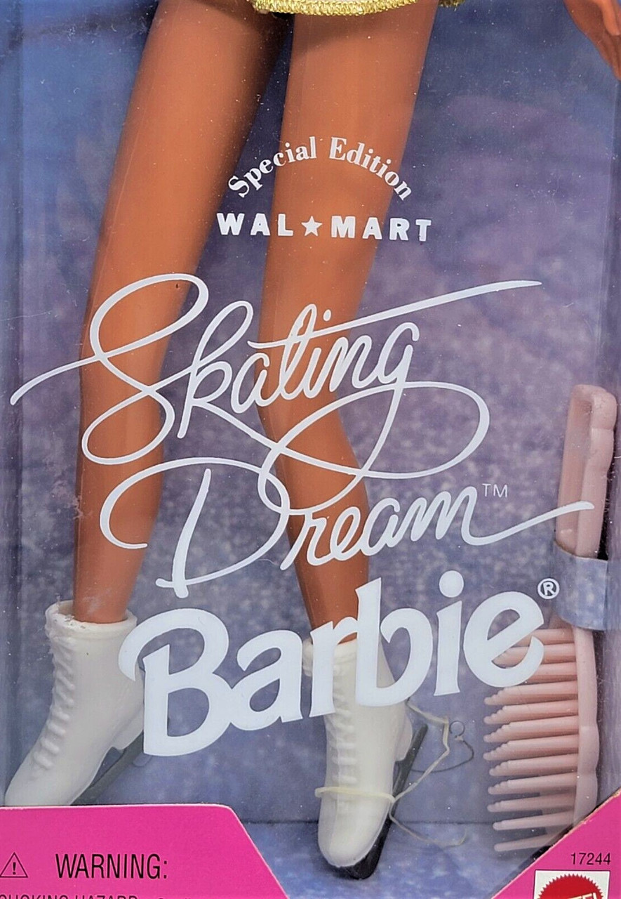 Skating Dream Barbie Doll Wal-Mart Special Edition 1996 Mattel No