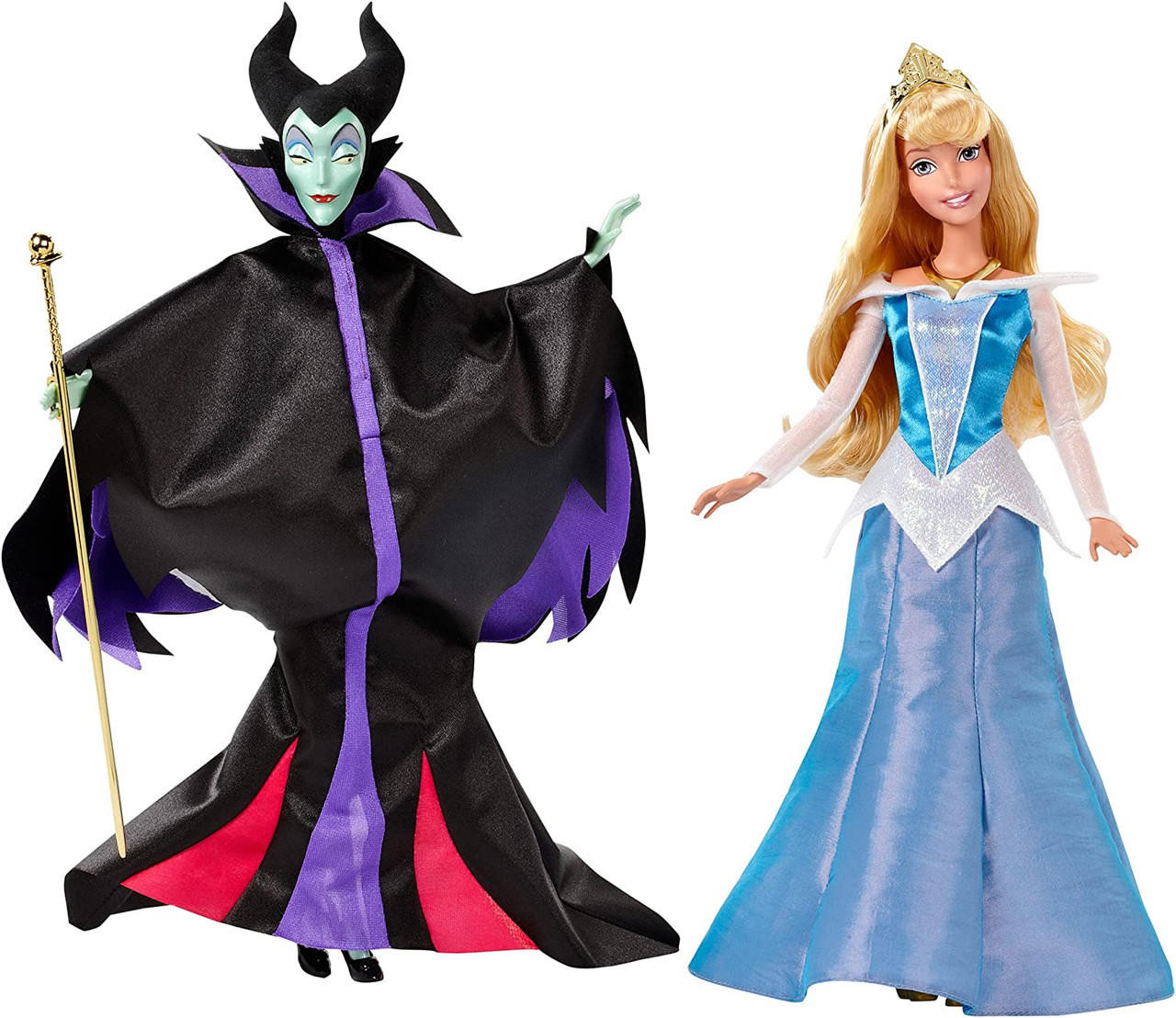 Disney Signature Collection Sleeping Beauty & Maleficent Doll Set Mattel  BDJ35