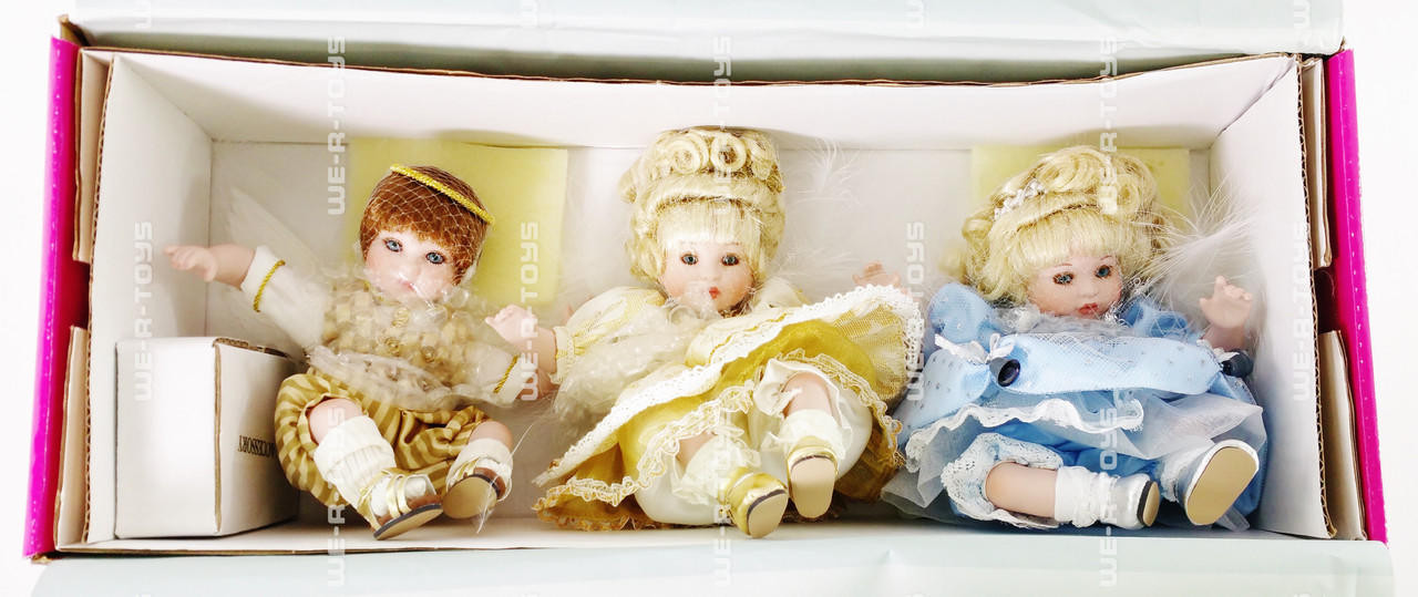 Marie Osmond Collectibles Tiny Tot Angel Trio SOE Porcelain Dolls C17647  NRFB