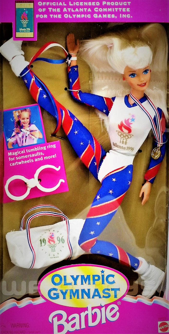 Barbie Olympic Gymnast 1996 Atlanta Games Doll Mattel No. 15123 NRFB