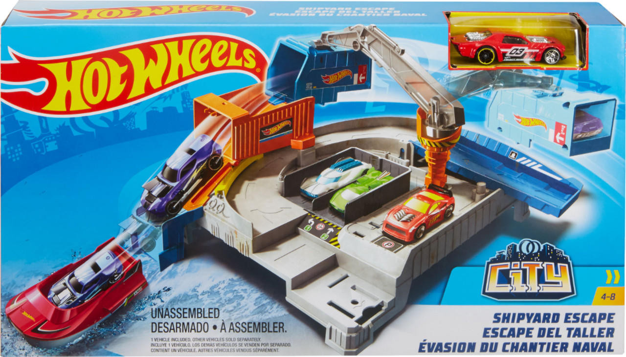 hot wheels city shipyard escape