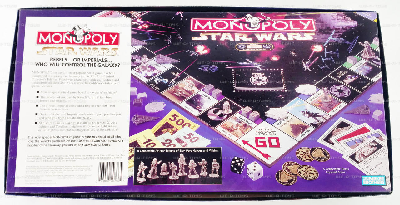 Star Wars Monopoly Board Game Limited Edition No 40786 Parker