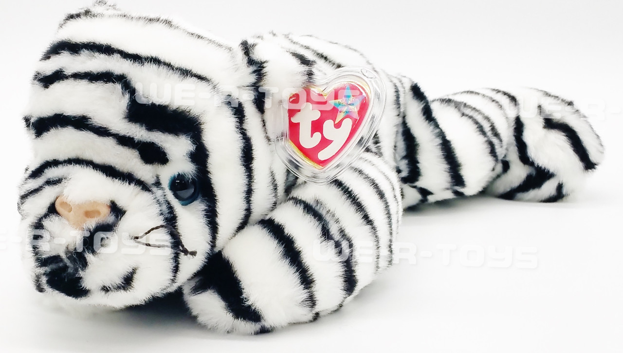 White Tiger Plush Ty Beanie Boos Tiger Ty Beanie Buddy White Tiger
