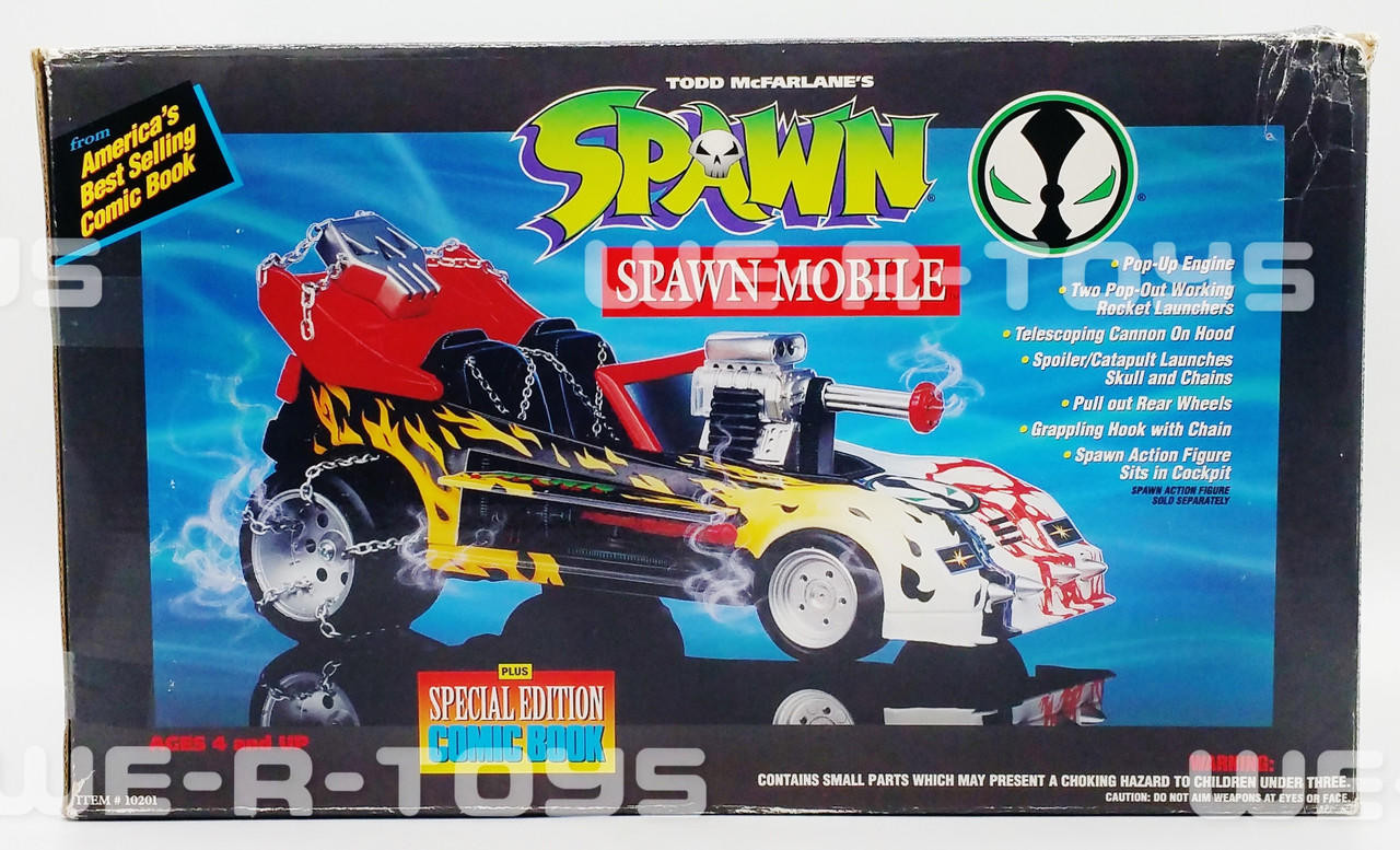 Todd McFarlane's SPAWN Mobile With Comic Book No 10201 Todd Toys